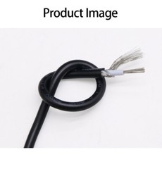 UL1185 Single Core Shielded Wire 10/12/14/16/18/20/22/24/26/28AWG Black And Grey