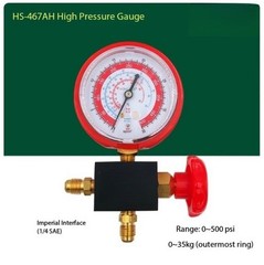 Refrigerant Workbench Tool HS-467A Fluorinated Gas Charging Gauge