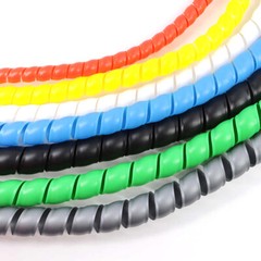 Spiral Cable Wrap Dia 8mm – 35mm Tidy Hide Banding Loom Wire Management 7 Colors