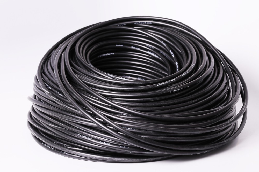 SUPERWORM 10 Gauge Flexible Silicone Copper Wire 100 Meters by ACER Racing