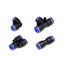4-16mm Pneumatic Push In Fittings Connectors Air Water Hose Tube Plastic Joiner