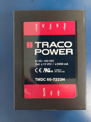 TRACO POWER TMDC 60-7223H DC/DC Converter – 60W 80-160Vin +/-15V 2A Chassis mnt