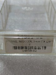 Pneumatic Reducer Fitting 3mm Tube x 1/8 Inch Tube Adapter Industrial OEM Part