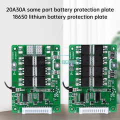 13S 48V 20A 30A Same Port Battery Protection Board for 18650 Li-ion Battery