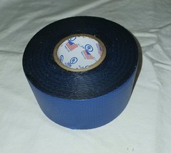 Topaz 870C Black Rubber electrical tape. 2 in x 22 ft NEW. Free Shipping