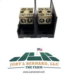 BURNDY, BDA-22-350, LOT OF 2, VERSI-POLE POWER DISTRIBUTION BLOCK, 600V, NEW