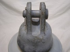 Chance High Voltage Cap & Pin Electrical Insulator 7500 Test Porcelain & Galvani