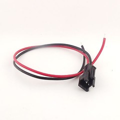10set 20cm SM 2Pin 22AWG Wire Male and Female Connectors Cable Pitch 2.54mm