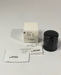 ONE (1) ALLEN BRADLEY Black Dual Tone Stack Light Alarm 855T-B10TA1 (NEW)