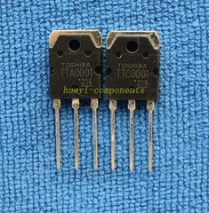 1pair TTA0001/TTC0001 Transistor Silicon PNP Triple Diffused Type TO-3P