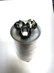 PROTECH 43-26271-48 45/10/370 CAPACITOR DUAL ROUND METAL FINISH NEW! FREE SHIP