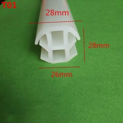 Solar Panels Gap Silicon Rubber T-Gasket Seal Strip Waterproof Sealing Strip