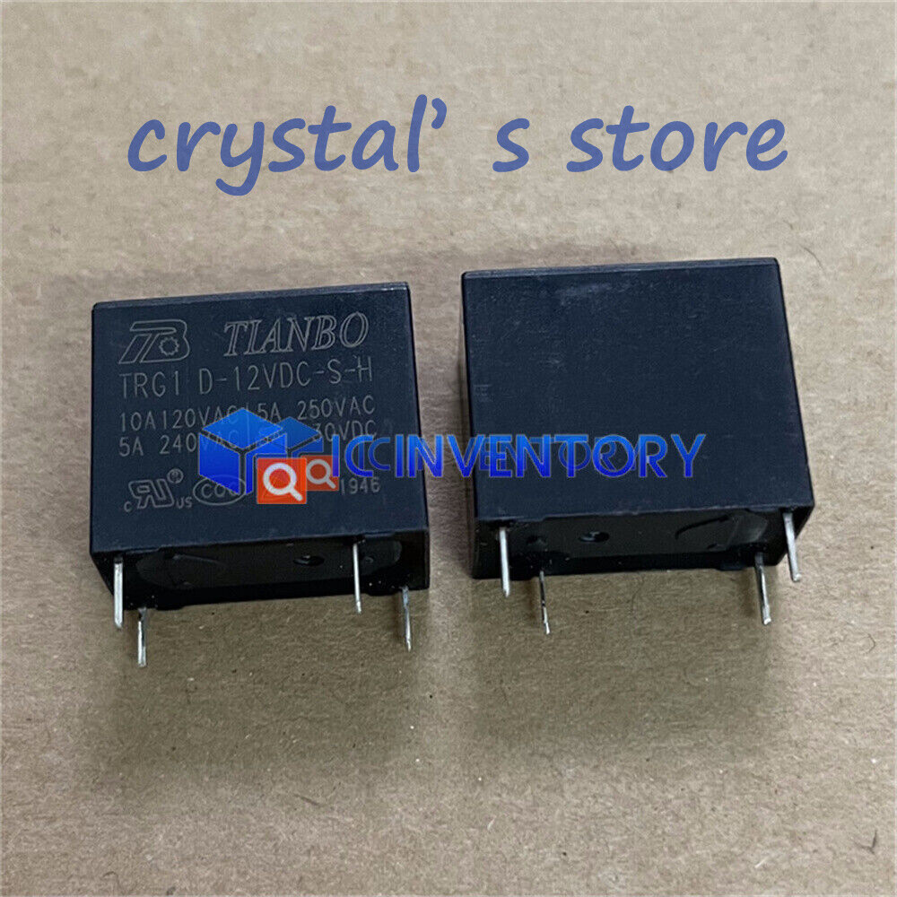 10PCS TIANBO relay TRG1D-12VDC-S-H 12V4PIN 5A 250VAC JZC-32F-012-HS3