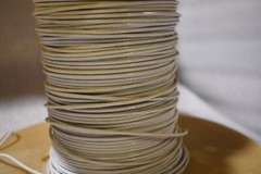 M27500-20TE1T14 SHEILDED 20 AWG WHITE WIRE (LOT OF 20 FEET)