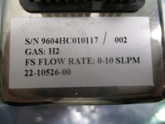 Brooks 5964, 22-10526-00, Mass Flow Controller, MFC,H2, 0-10 SLPM, 421678