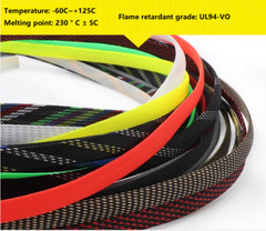 BRAIDED CABLE SLEEVING SHEATHING – AUTO ELECTRICS WIRE HARNESSING, MARINE 3~25mm