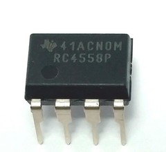 4PCS RC4558 + Sockets Dual Operational Amplifier DIP-8 New IC