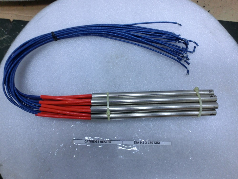 Lot of 10 230V/1000W cartridge heater,Dia 9.5mmx160mm,Unused,na+9464
