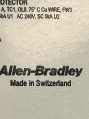 Allen-Bradley 1492-CB3 Manual Motor Controller 3A 480Y/277V 3ph TESTED