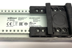 Wöhner 32430 EQUES 60-Classic Busbar Adapter w/ Adjustable Mounting Rail