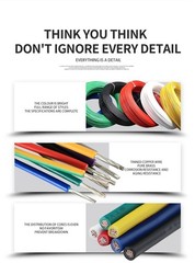 2 Meters UL1007 28AWG 1.2mm PVC Electronic Wire Cable UL Certification