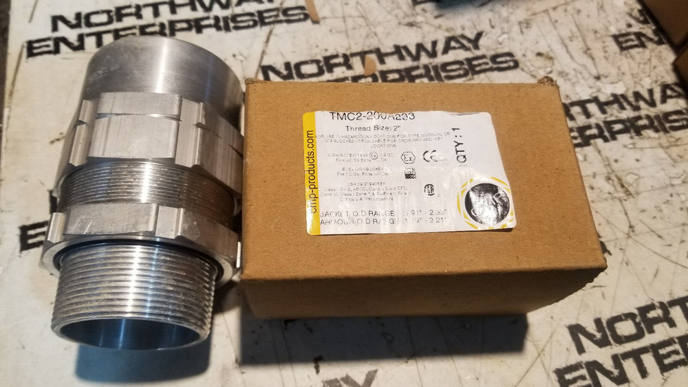 Appleton TMC2-200A233 Connector, Aluminum, 1.91″-2.33″ Diameter TMC2-200A233