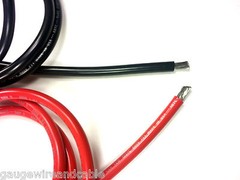 6 AWG Gauge Battery Cable, Marine Grade Wire Tinned Copper Auto, Boat, Solar
