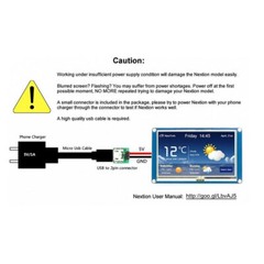 Nextion Display 2.4″ 2.8″ 3.2″ 3.5″ 4.3″ 5″ 7″ HMI TFT LCD Screen + Plastic Case