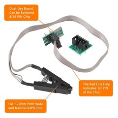 2Sets /SOIC8 Clip for EEPROM 93CXX/25CXX/24CXX and CH341A 24 25 Series EEPRO…