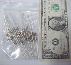 Lot 25 Bussmann C515-2.25A1J374 Fuses, Solder Leads, 2.25A 5mm x 15mm Electrical