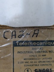 TELEMECANIQUE CA2-A 300VAC INDUSTRIAL CONTROL RELAY 4POLE 10AMP 60HZ