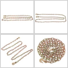 1/4 12′ G70 Truck Drag Chain J-Hooks V-Chain Flatbed Truck