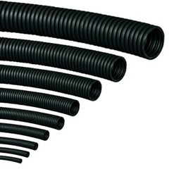 Cable Flexible Conduit / Sleeving / Sheathing Split & Unsplit Loom Harness Black