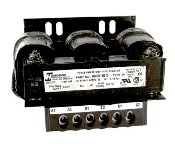 HAMMOND POWER SOLUTIONS RM0018N15 18A IRON CORE LINE REACTOR *U2