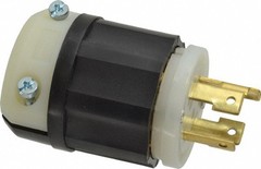 Leviton 125/250 VAC, 30 Amp, L14-30P Configuration, Industrial Grade, Self Gr…