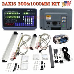 12″&40″ TTL Linear Scales 2Axis Digital Readout Kit DRO Display Bridgeport Mill