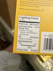 Lot of Three ( 3 ) GE LED 16W PAR38 Bulbs -93128856