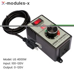 4000W Electronic Voltage Regulator Stepless AC Motor Speed Controller 110V/220V