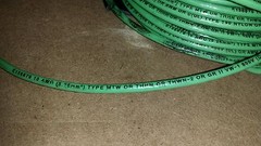 Lot Of 25FT Encore 106100905440 Copper Wire 10 AWG 600V T90 Green Nylon E156879