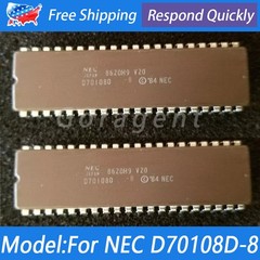 2* NEC V20 CPU 8088 Upgrade D70108D-8 NOS Ceramic, Processor 8 mhz NOS USA STOCK