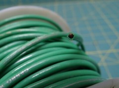 Cerro Wire 12 Gauge Green Machine Tool Wire Partial Reel 68′, Gas/Oil Resistant