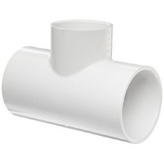 Box of 1-1/2″ Schedule 40 PVC Pipe Fitting – TEE – Slip x Slip x Slip