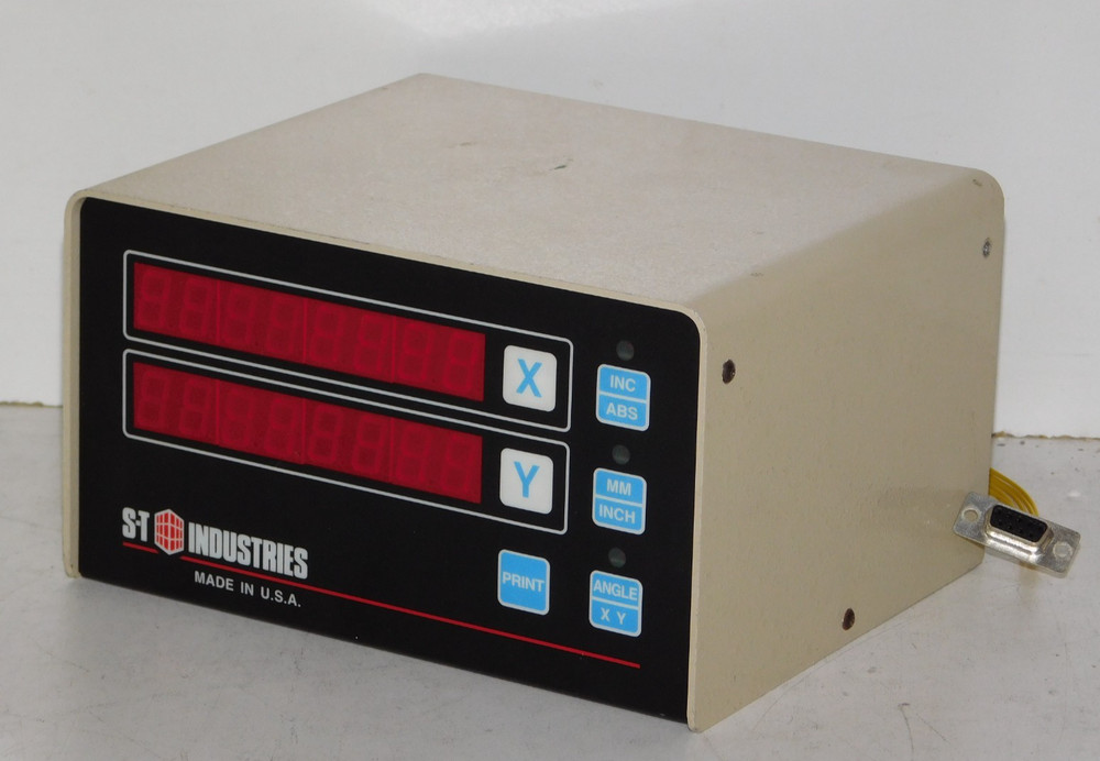 ST Industries 20-7000 DRO 2 Axis X / Y Display Digital Readout Benchtop Unit USA