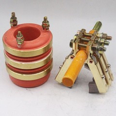 Collecting Ring, Conductive Slip Ring, 2-3-4-way, Herringbone Carbon Brush 1SET