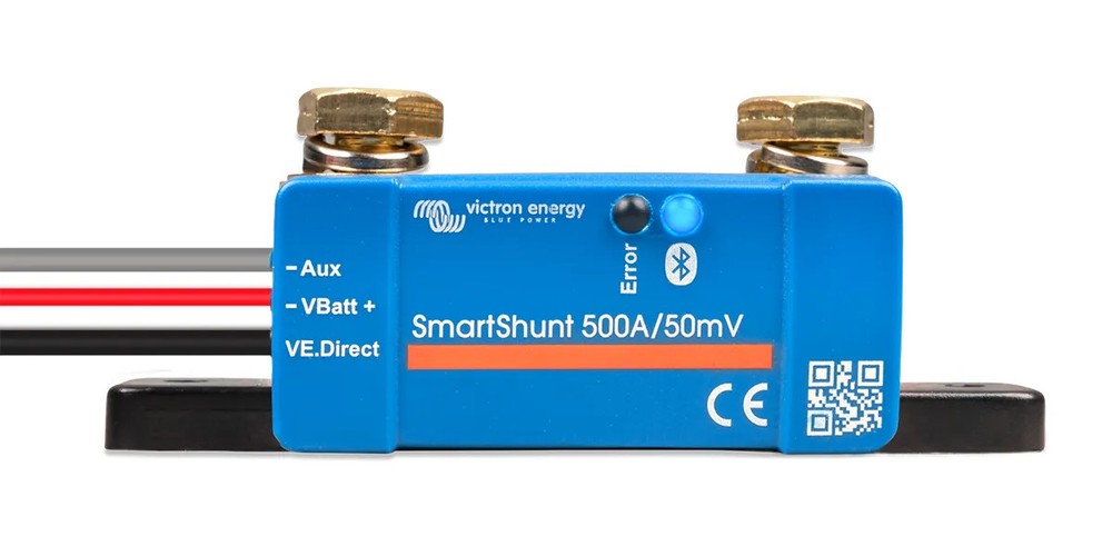New Victron SmartShunt 500A/50mV IP65 Battery Monitor – Free Shipping