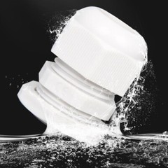 Waterproof Cable Gland Connector IP68 White Black Nylon Plastic PG-7/9/11~36/42