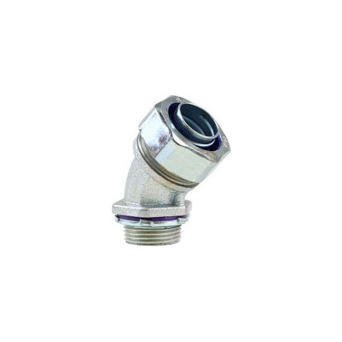 L.H. Dottie SL45125, 1-1/4″, Steel, 45D, Liquid Tight Conduit Connector, 1 pc