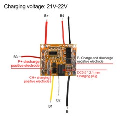 5S 21V 18A 18650 Li-ion Battery Charging Protection Board Module PCB BMS New