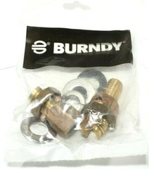 Burndy KCKF25 Split Bolt Connector Bulkhead Servit, #2 STR, 1/0 STR