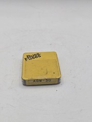 Bussmann AGW-30 1/4″ X 7/8″ AGW Automotive Glass Fuse 30 Amp, 5 Pack Old Stock